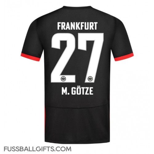 Eintracht Frankfurt Mario Gotze #27 Fußballbekleidung Auswärtstrikot 2024-25 Kurzarm